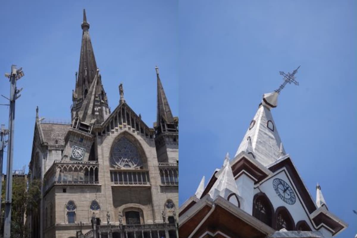 Así quedó la Catedral de Manizales tras el terremoto de 7,4. // Foto: Colprensa.
