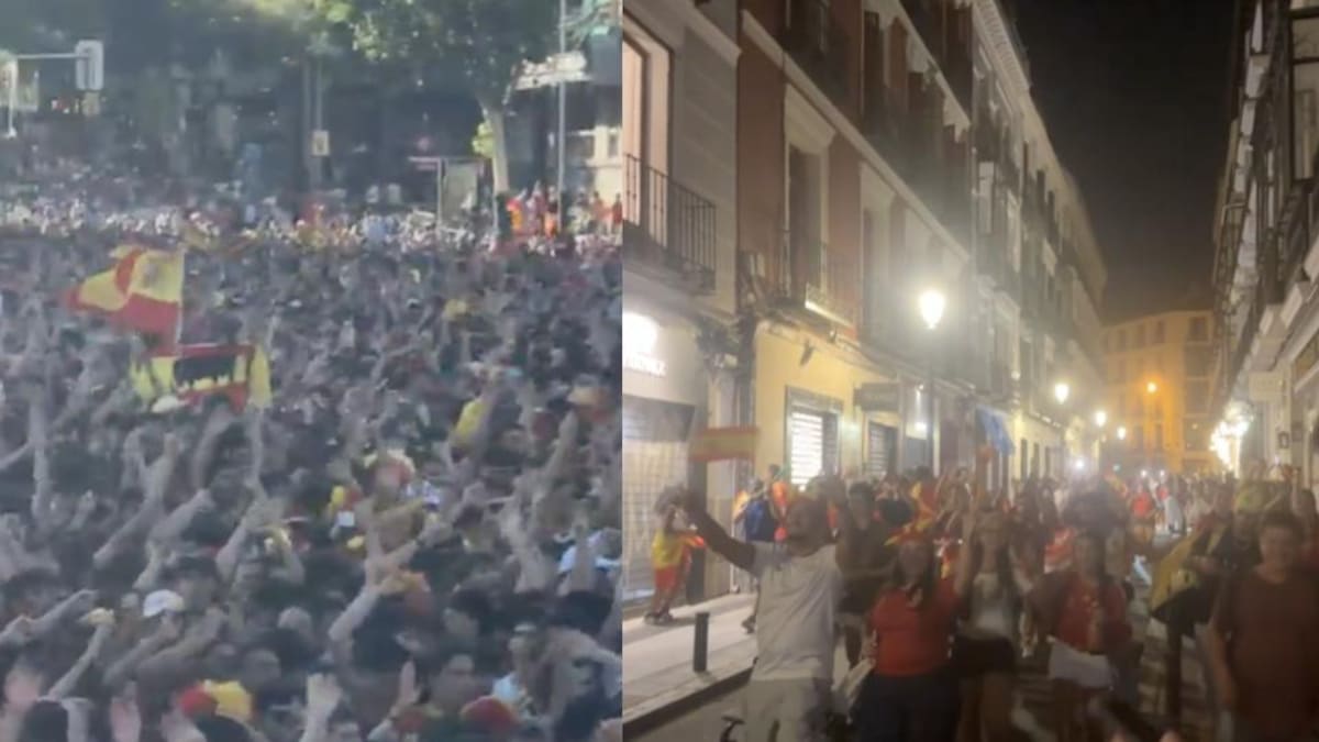 Así reaccionaron en Madrid ante el triunfo de España en Mundial 2026 | Foto Tomada de X