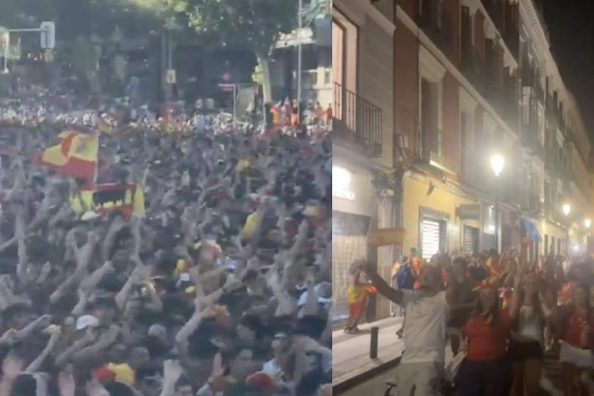 Así reaccionaron en Madrid ante el triunfo de España en Mundial 2026 | Foto Tomada de X