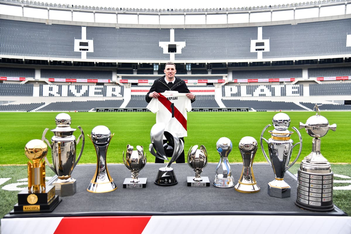 Así se despidió Franco Armani de River Plate antes de regresar a Atlético Nacional. Foto: River Plate