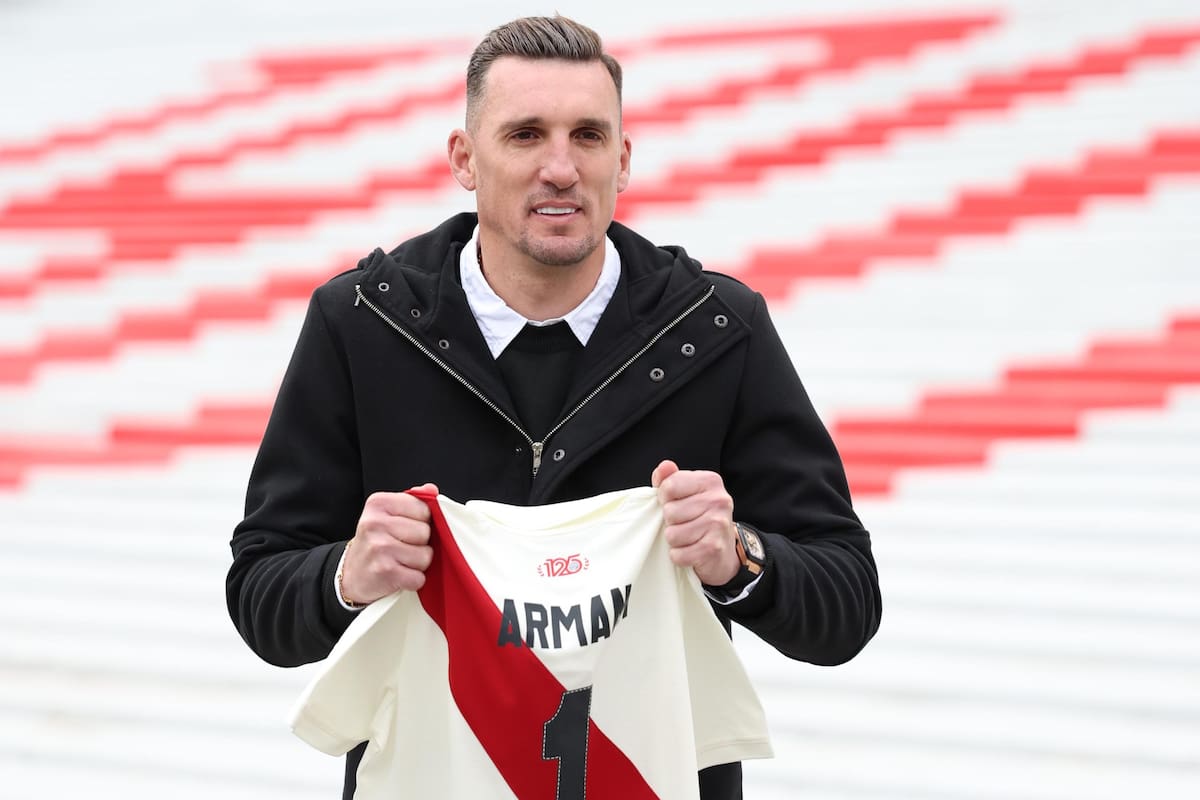 Así se despidió Franco Armani de River Plate antes de regresar a Atlético Nacional. Foto: Redes sociales Franco Armani