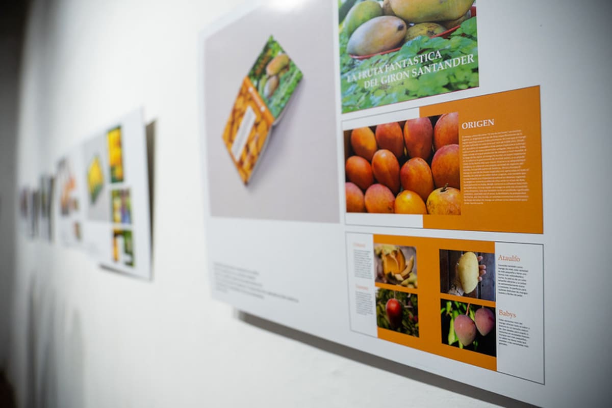 Así se ve Girón cuando sus frutas, veredas y sabores se convierten en arte. Foto suministrada/VANGUARDIA