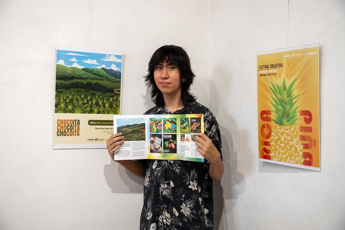 Así se ve Girón cuando sus frutas, veredas y sabores se convierten en arte. Foto suministrada/VANGUARDIA