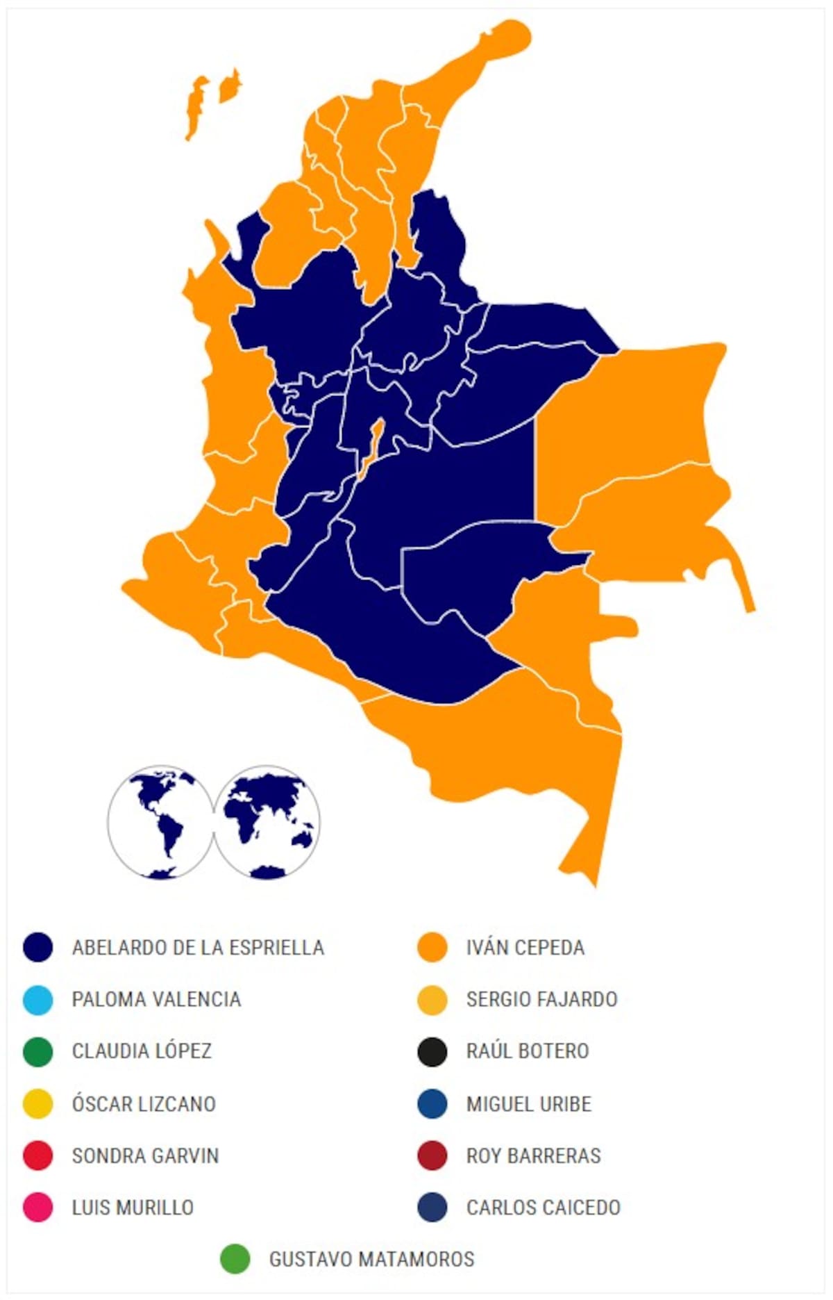 Así votó Colombia en la primera vuelta presidencial de 2026