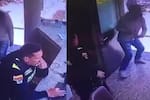 En video: Policía se salva de ser degollado tras brutal ataque con cuchillo dentro de un CAI en Bogotá
