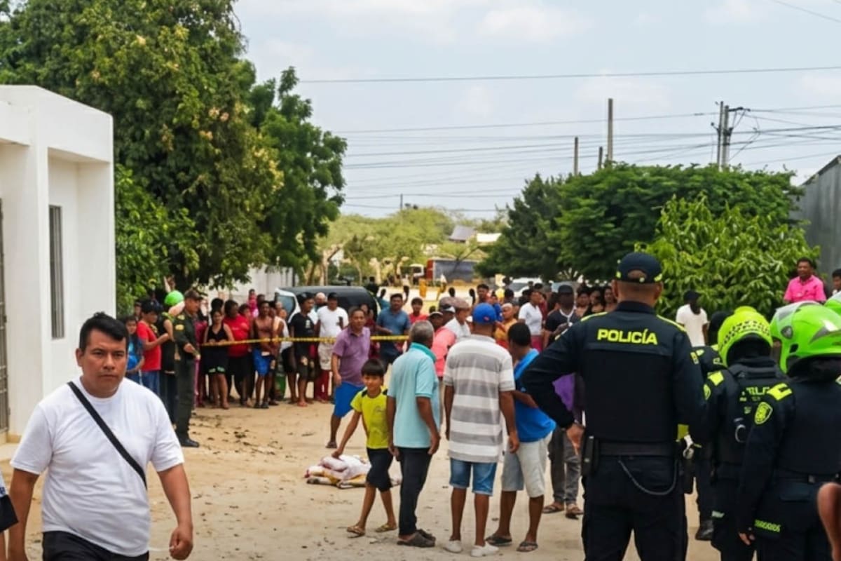 Masacre en La Guajira: 14 muertos en ataques armados, entre ellos dos menores.
Foto: redes sociales.