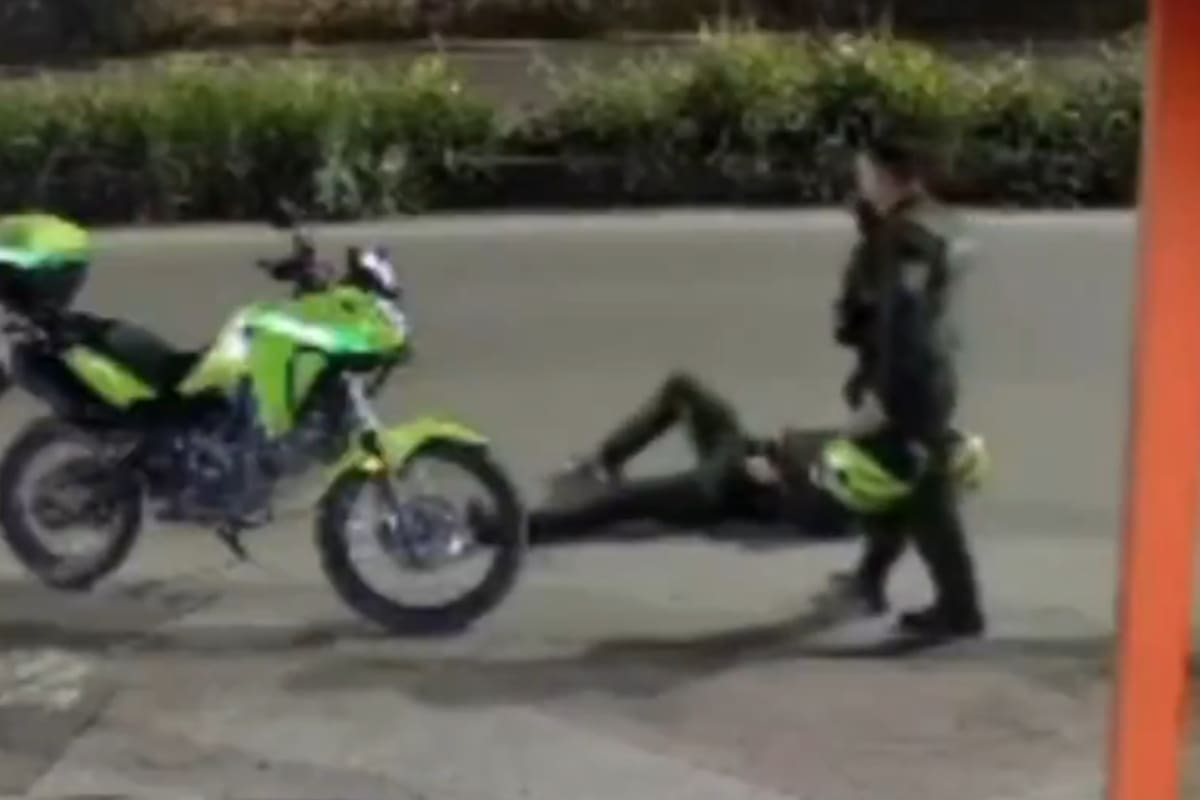 Ataque contra la Policía en Florencia, Caqueta.
Foto: captura de video.
