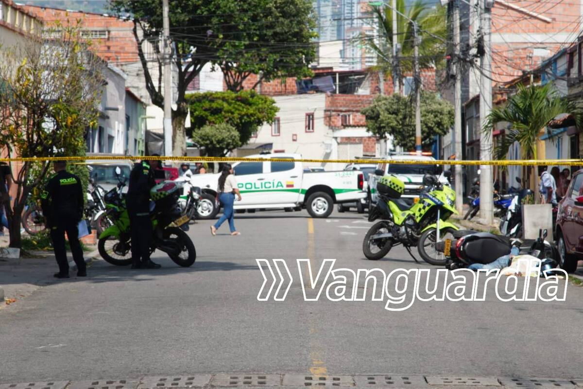 Ataque de sicarios en Bucaramanga: persiguieron y mataron a alias ‘Tejedor’. Foto: Marco Valencia
