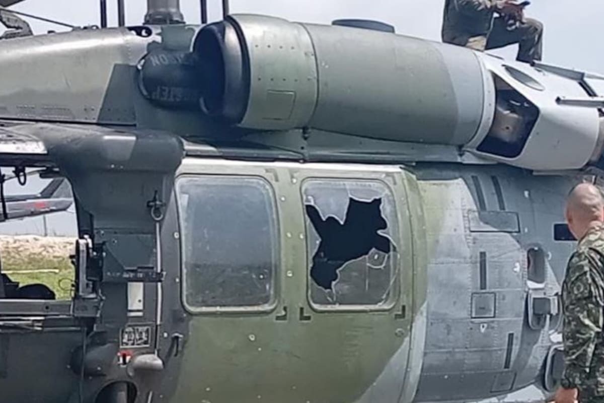 Ataque con drones del ELN deja 14 soldados heridos en Montecristo, Bolívar.
Foto: suministrada.