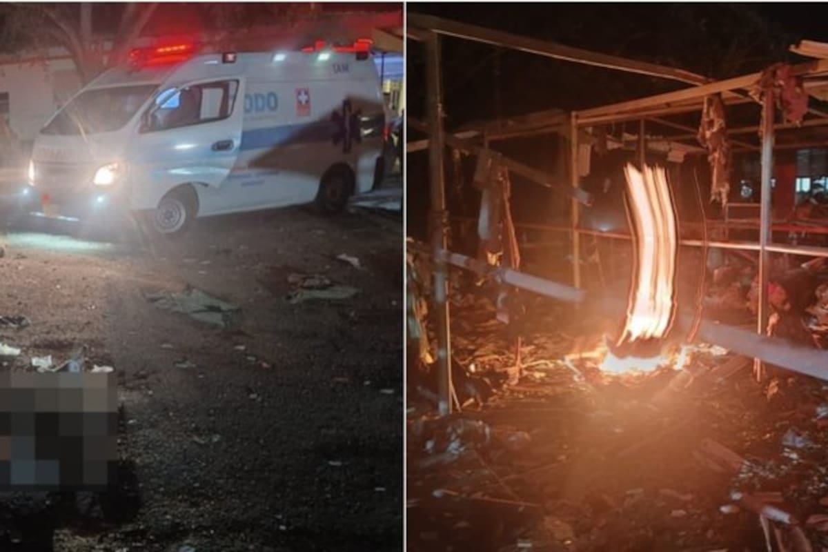 Cuatro soldados heridos en ataque en Aguachica fueron internados en UCI en Bogotá tras ofensiva con drones.