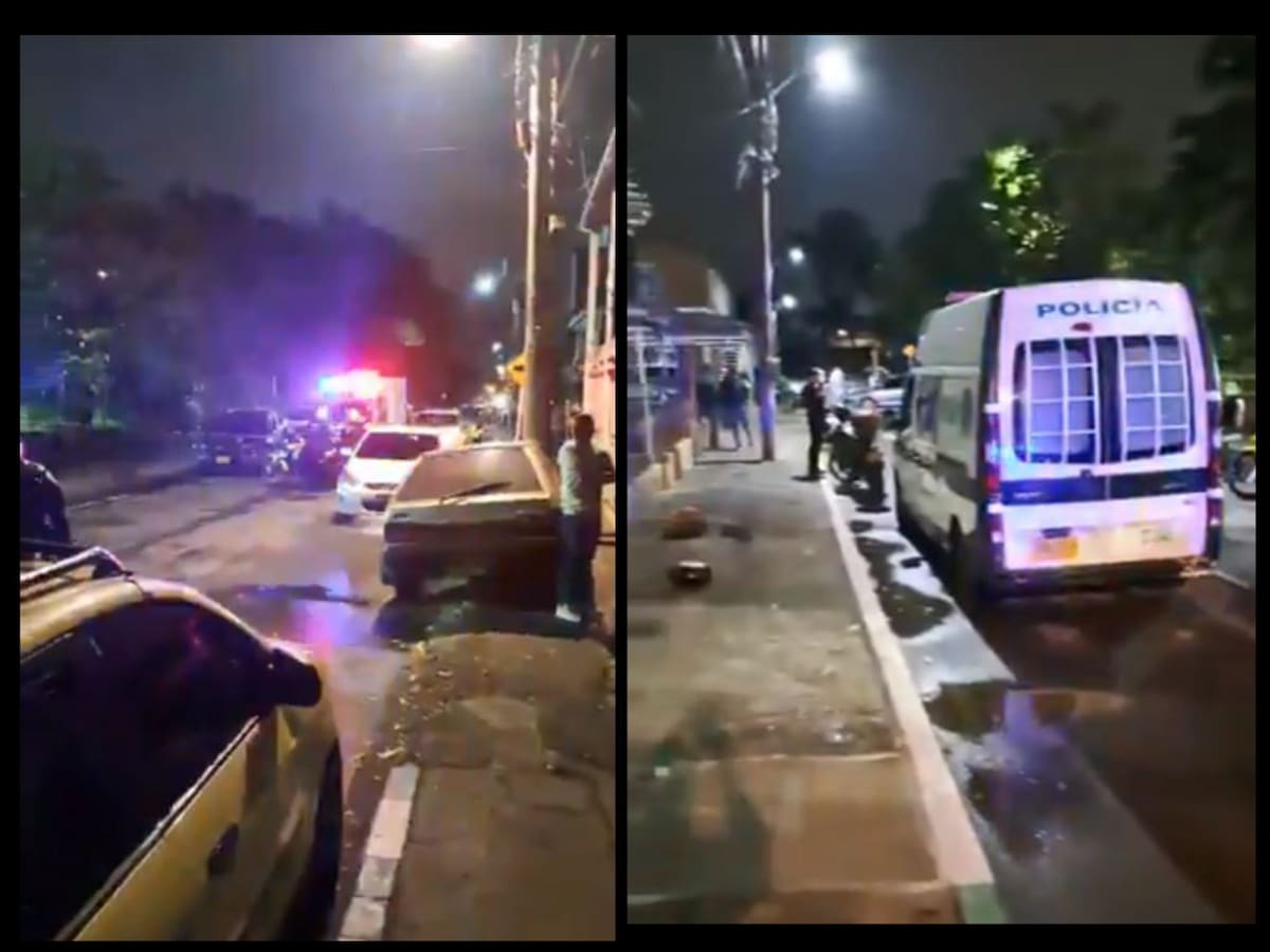 Ataque terrorista en Cali deja dos policías sin vida. | Foto: Captura de video.
