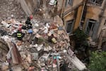 Seis muertos tras explosión que derrumbó un edificio cerca de la Acrópolis en Atenas