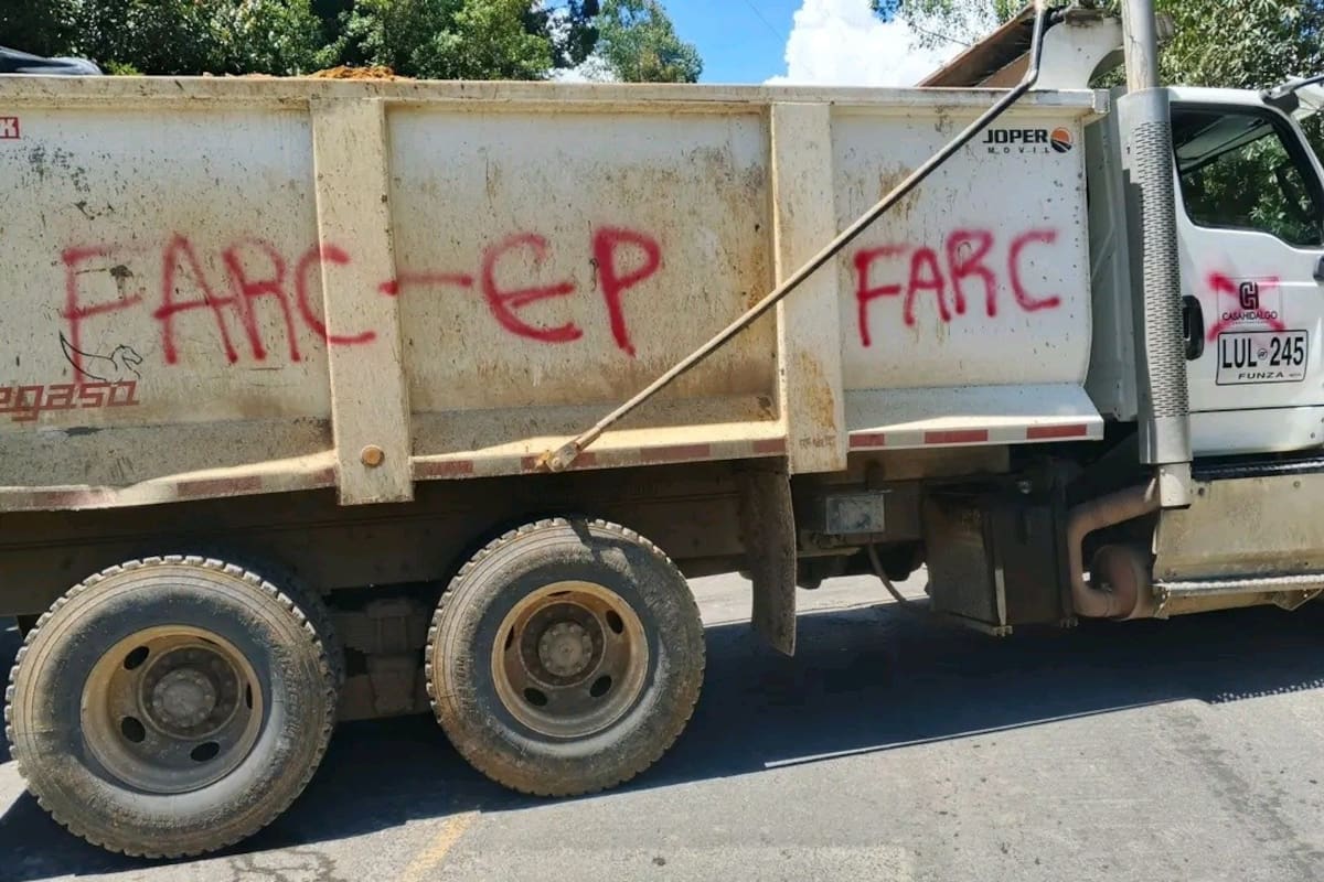 Disidencias de las Farc serían los responsables de este atentado terrorista.
Foto: A.P.I.