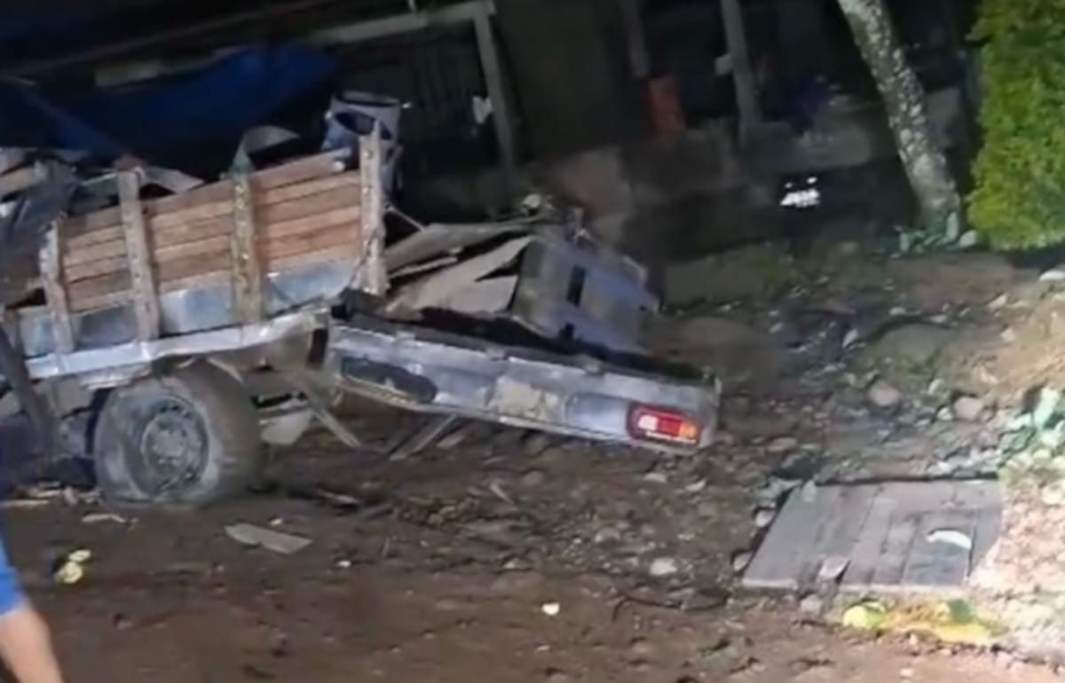 Camioneta bomba explotó en El Plateado, Cauca
Foto: captura de video.