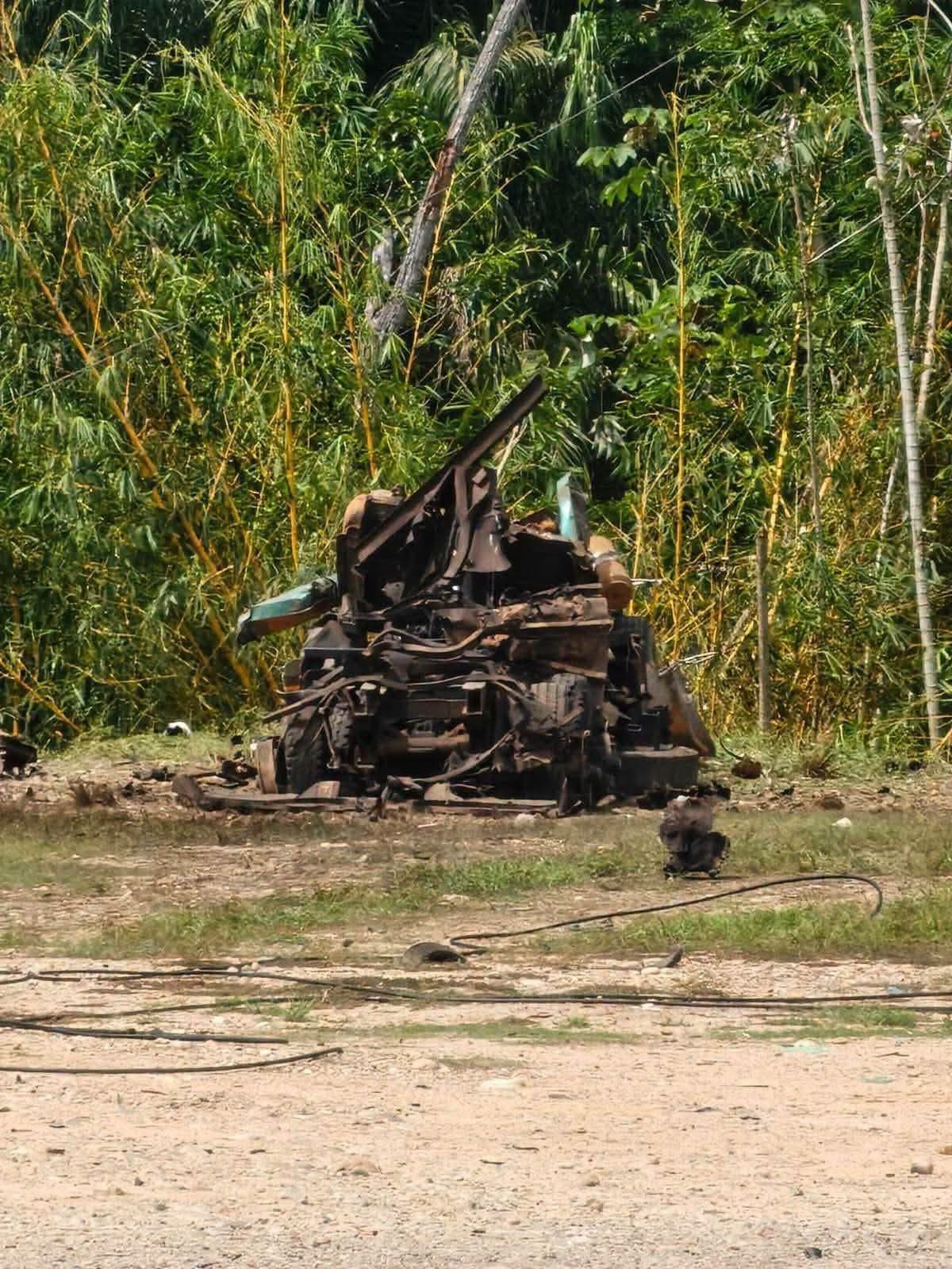 Ejército denuncia atentado con explosivos contra base militar en Tibú.
Foto: redes sociales.