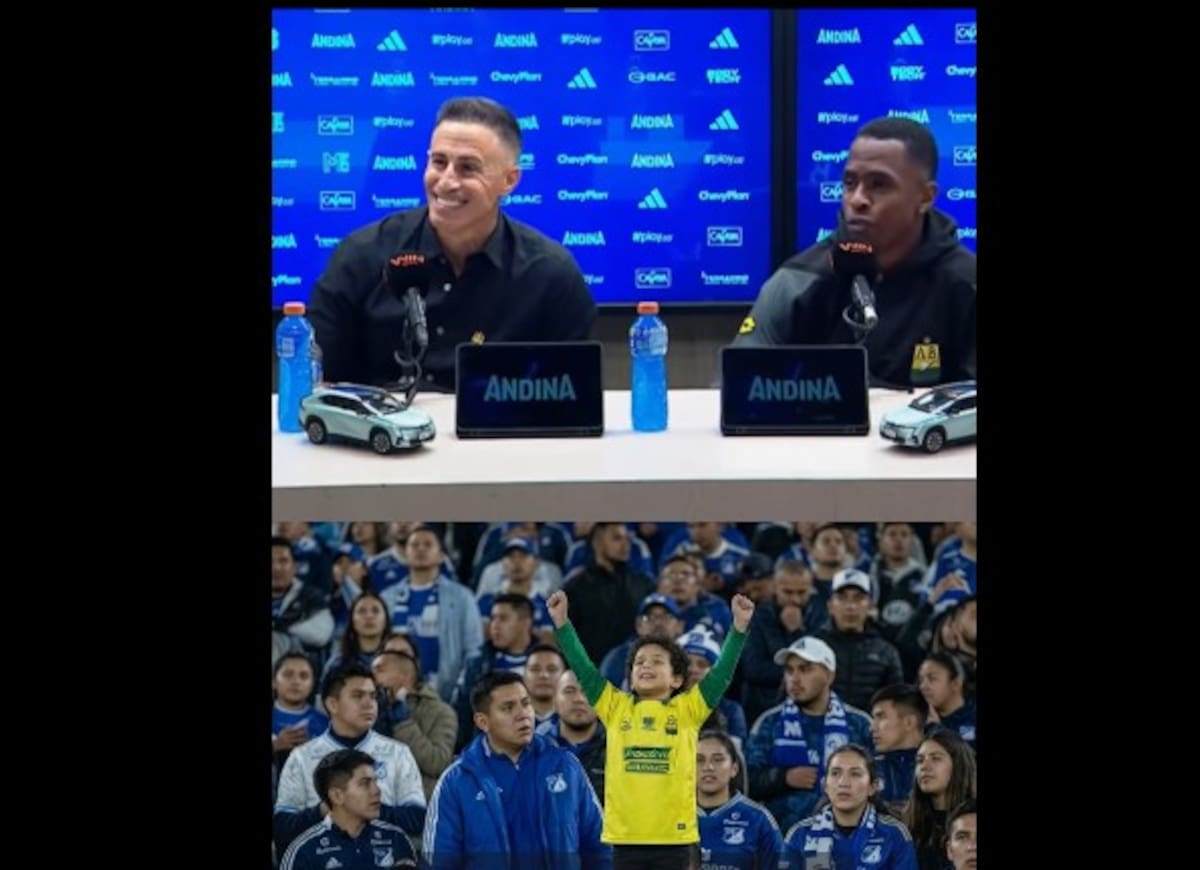 Viral: Samuel, el pequeño periodista que se robó el show tras el Millonarios vs. Bucaramanga. /FOTO: Captura de Pantalla