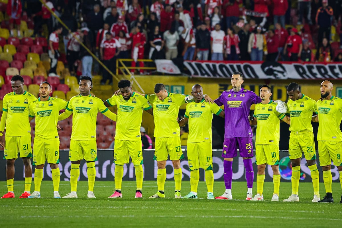 Atlético Bucaramanga perdió 2-1 de visitante ante Independiente Santa Fe, en la fecha 14 de la Liga BetPlay II de 2026. Foto: Atlético Bucaramanga.