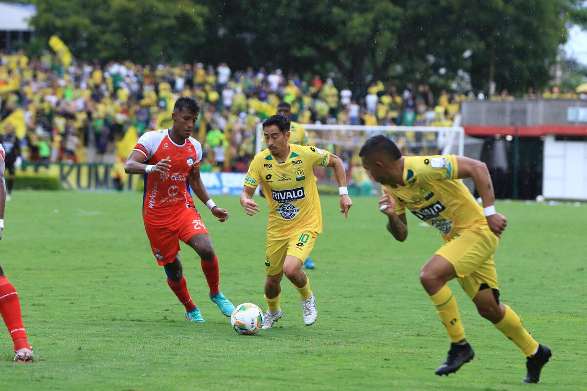 Atlético Bucaramanga superó 3-1 a Alianza FC, por la décima fecha de la Liga BetPlay II de 2025. Foto: Jaime Moreno.