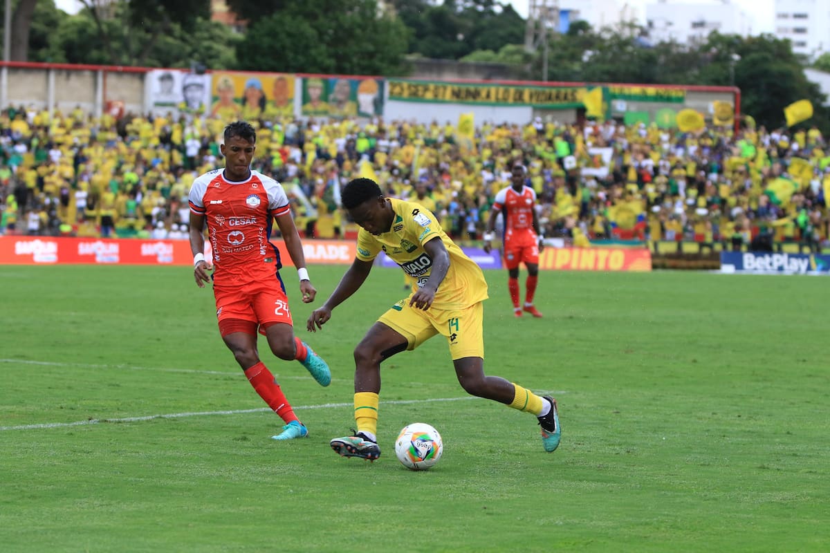 Atlético Bucaramanga superó 3-1 a Alianza FC, por la décima fecha de la Liga BetPlay II de 2025. Foto: Jaime Moreno.