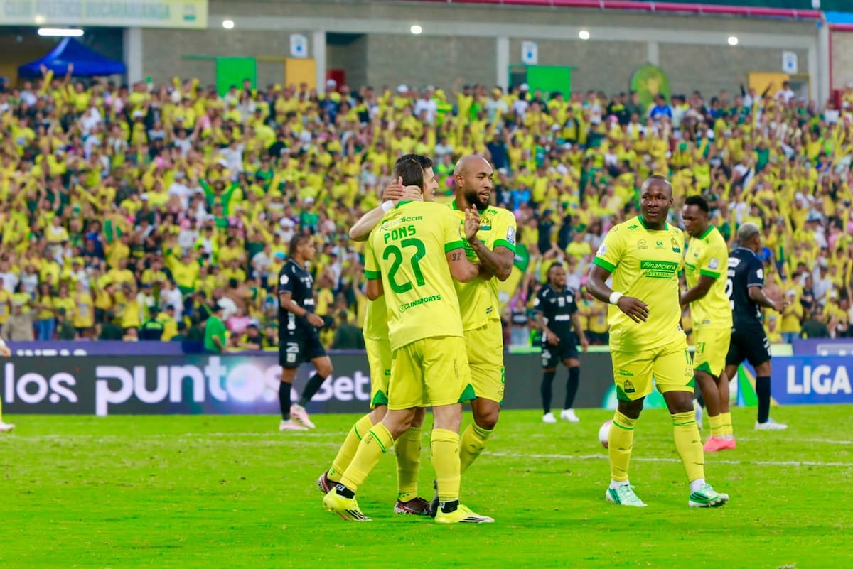 Atlético Bucaramanga igualó 1-1 frente América de Cali, en la fecha 15 de la Liga BetPlay II de 2026. Foto: Jaime Moreno.