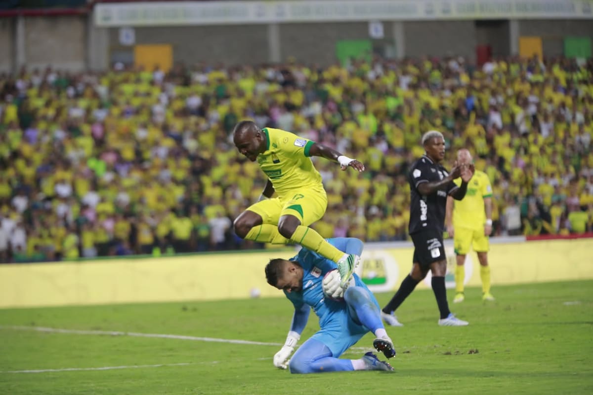 Atlético Bucaramanga igualó 1-1 frente América de Cali, en la fecha 15 de la Liga BetPlay II de 2026. Foto: Jaime Moreno.