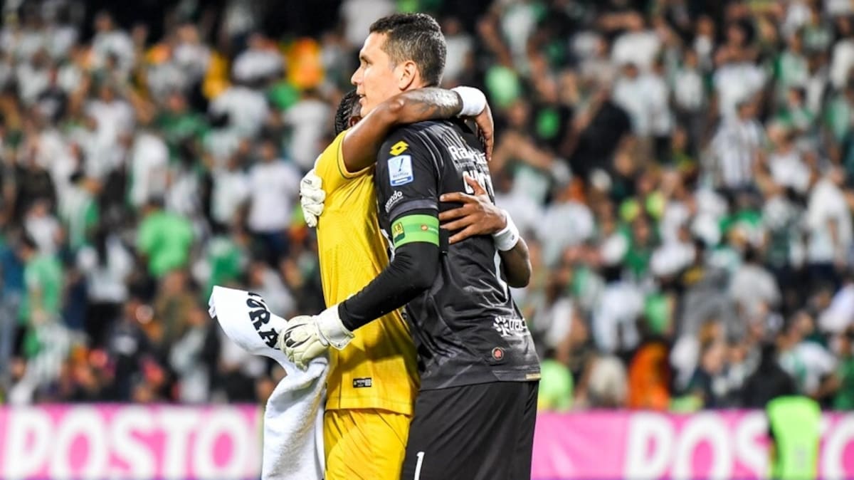 Atlético Bucaramanga derrotó 1-0 a Atlético Nacional, con una soberbia actuación de Aldair Quintana. Foto: Colprensa.