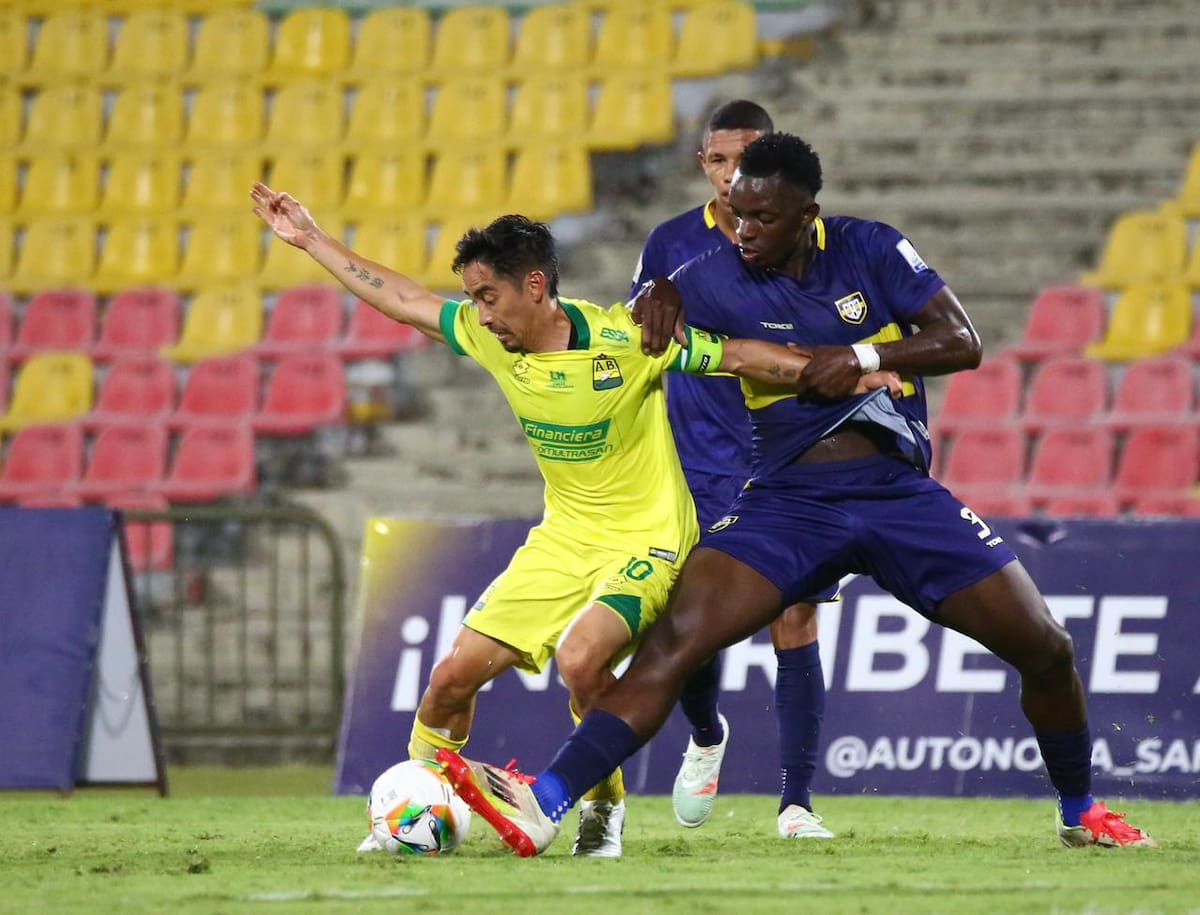 Atlético Bucaramanga enfrentó a Boca Juniors de Cali en la cuarta fecha de la Copa BetPlay de 2026. Foto: Jaime Moreno.