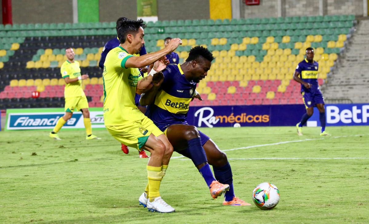 Atlético Bucaramanga enfrentó a Boca Juniors de Cali en la cuarta fecha de la Copa BetPlay de 2026. Foto: Jaime Moreno.