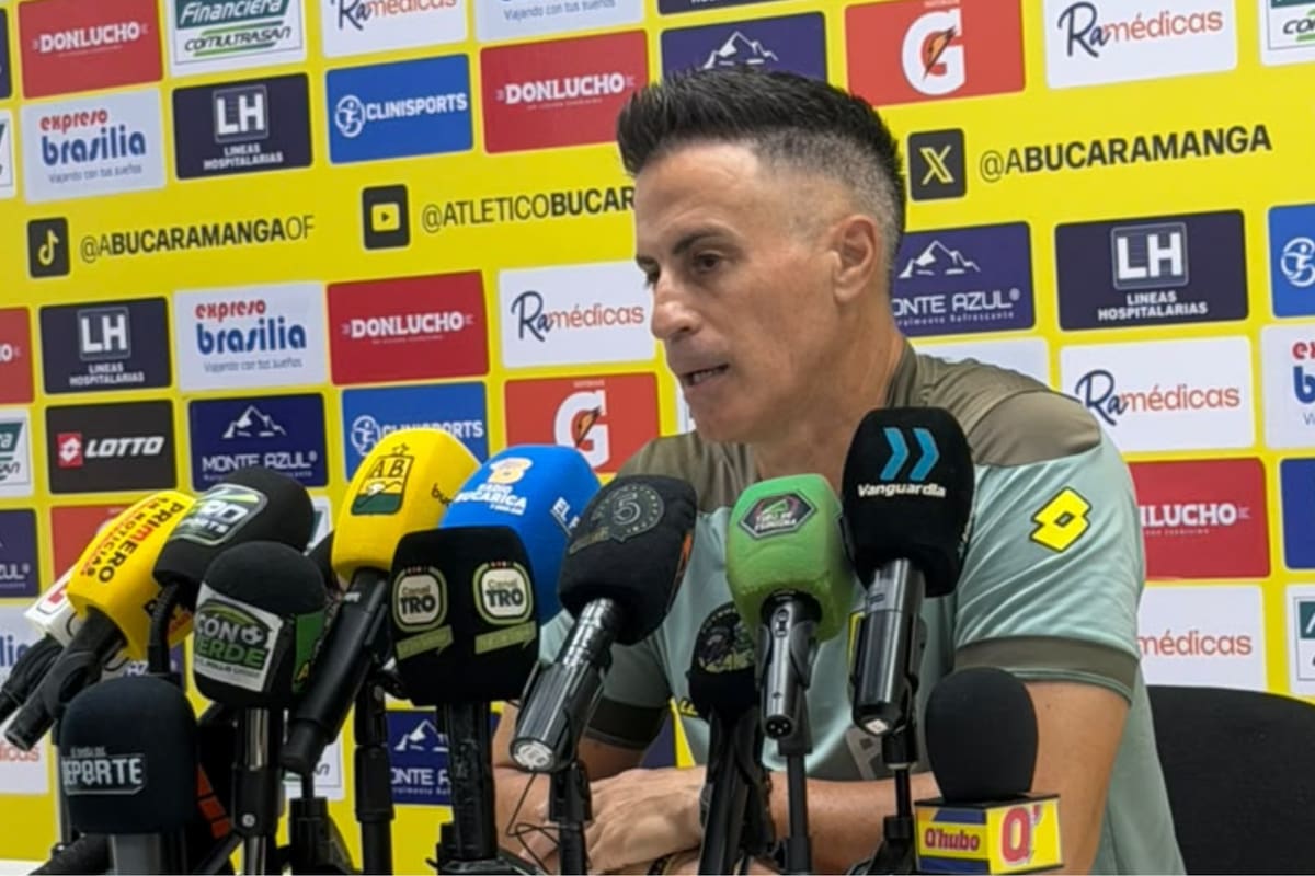 Atlético Bucaramanga busca otra cancha para entrenar: Peirano habló de las condiciones del estadio de Floridablanca. Foto: Vanguardia