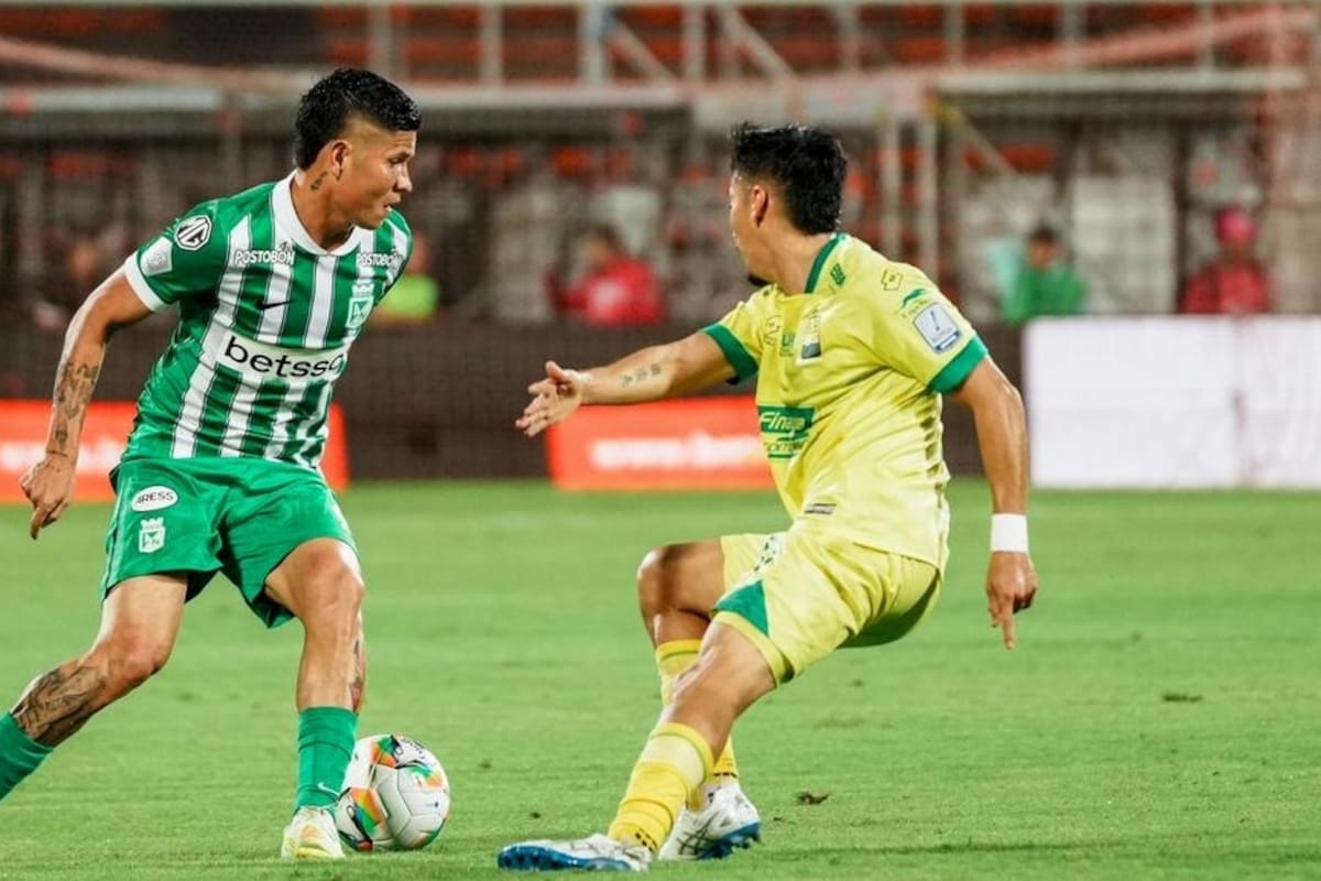 Atlético Bucaramanga cayó ante Nacional y complicó su clasificación en la Liga BetPlay I 2026. Foto: David Jaramillo/Colprensa