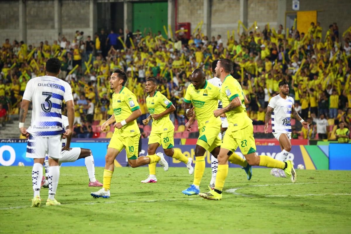 Atlético Bucaramanga goleó 5-0 a Boyacá Chicó, en la fecha 16 de la Liga BetPlay I de 2026. Foto: Jaime Moreno.