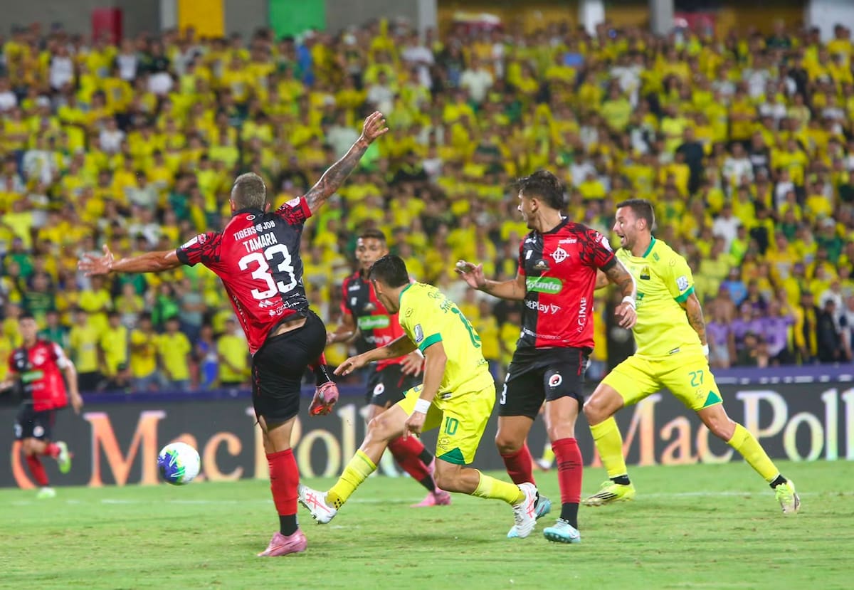 Atlético Bucaramanga y Cúcuta igualaron 1-1 en la tercera fecha de la Liga BetPlay II de 2026. Foto: Colprensa.