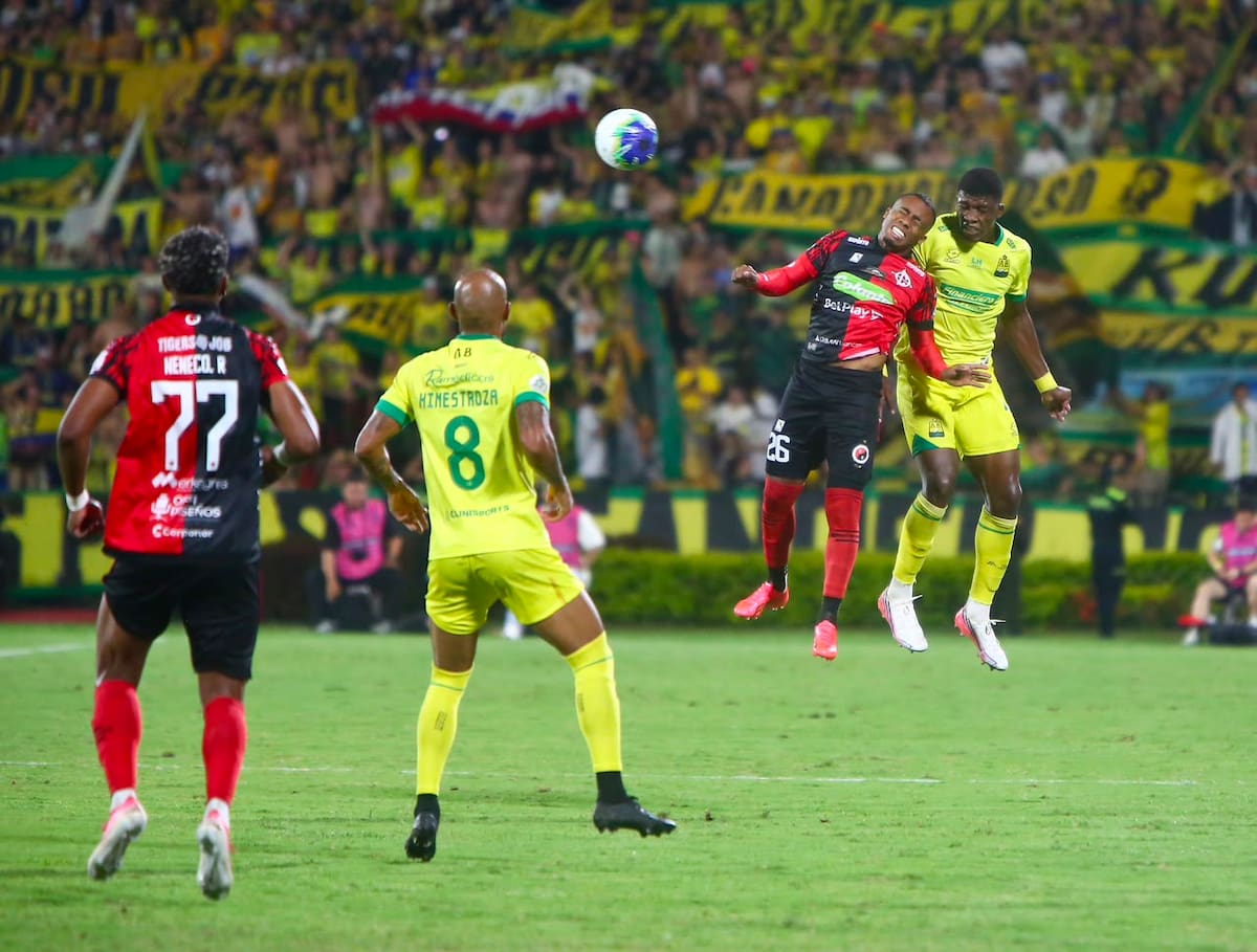 Atlético Bucaramanga y Cúcuta igualaron 1-1 en la tercera fecha de la Liga BetPlay II de 2026. Foto: Colprensa.
