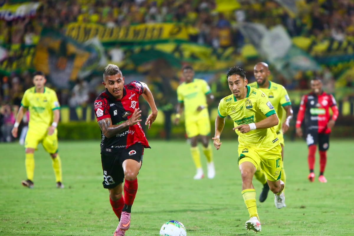 Atlético Bucaramanga y Cúcuta igualaron 1-1 en la tercera fecha de la Liga BetPlay II de 2026. Foto: Colprensa.