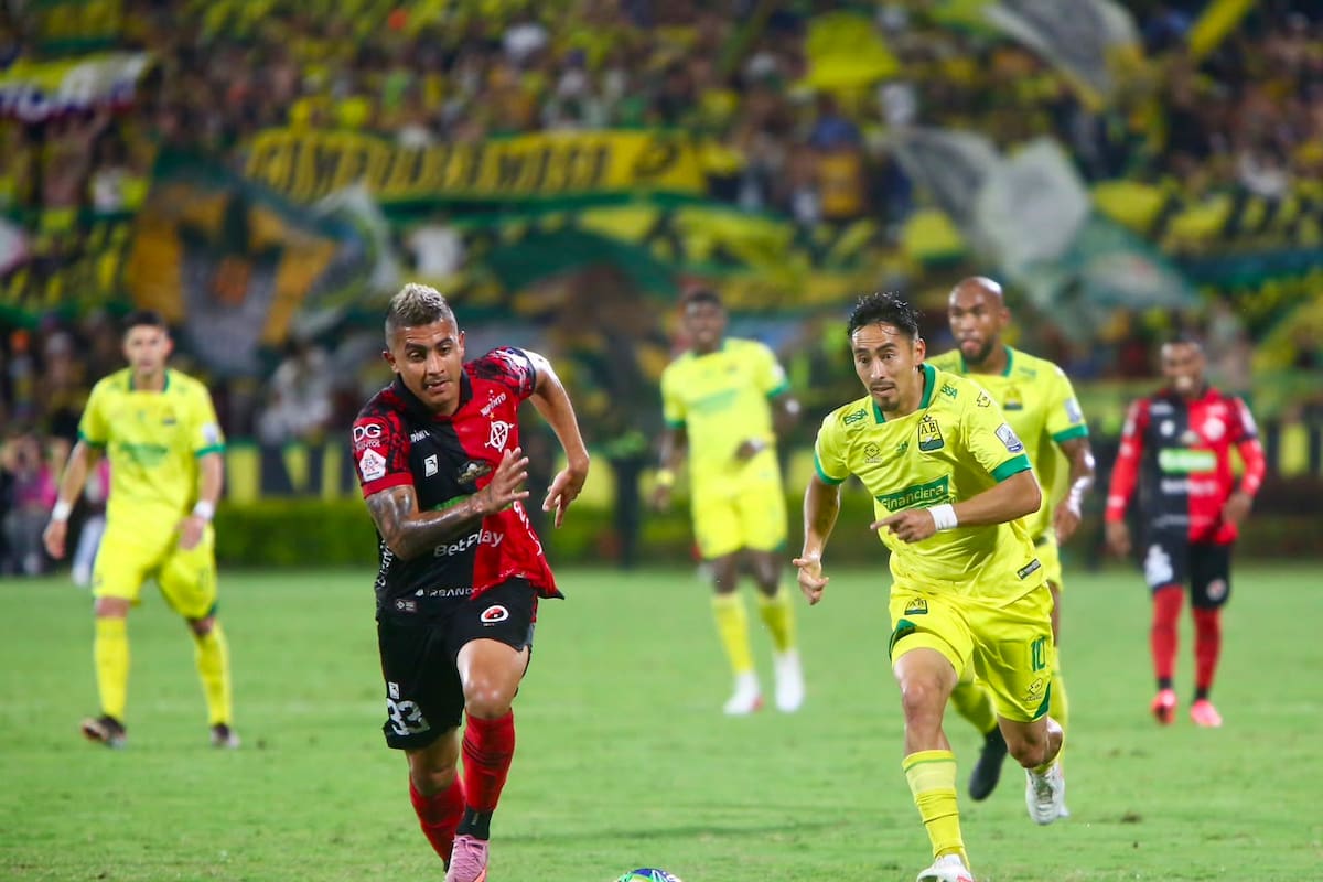 Atlético Bucaramanga y Cúcuta igualaron 1-1 en la tercera fecha de la Liga BetPlay II de 2026. Foto: Colprensa.