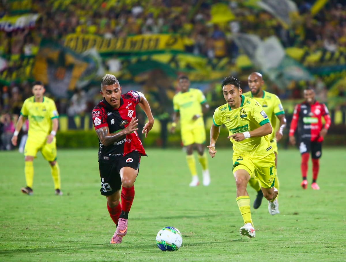 Atlético Bucaramanga y Cúcuta igualaron 1-1 en la tercera fecha de la Liga BetPlay II de 2026. Foto: Colprensa.