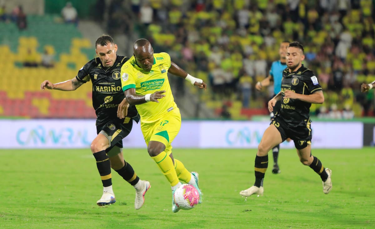 Atlético Bucaramanga superó 2-1 a Deportivo Pasto y saltó al cuarto lugar de la Liga BetPlay II de 2026. Foto: Jaime Moreno.