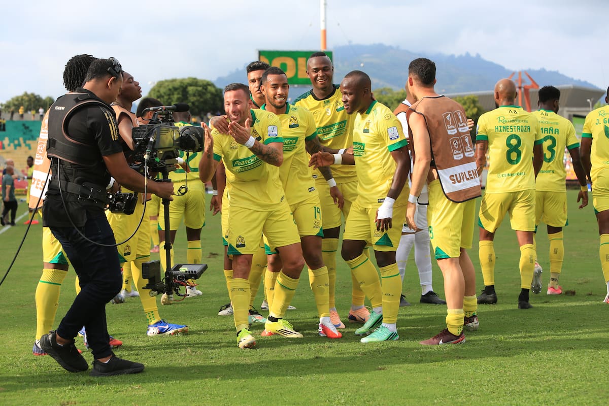 Atlético Bucaramanga derrotó 2-0 a Internacional de Bogotá por la fecha 11 de la Liga BetPlay II 2026, en el estadio Américo Montanini. Foto: Jaime Moreno / Vanguardia