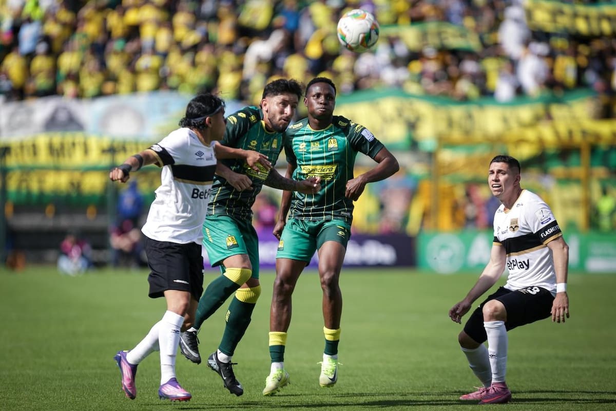 Atlético Bucaramanga e Internacional de Bogotá empataron 0-0 en la fecha 11 de la Liga BetPlay I 2026. Foto: Cristian Bayona/Colprensa.