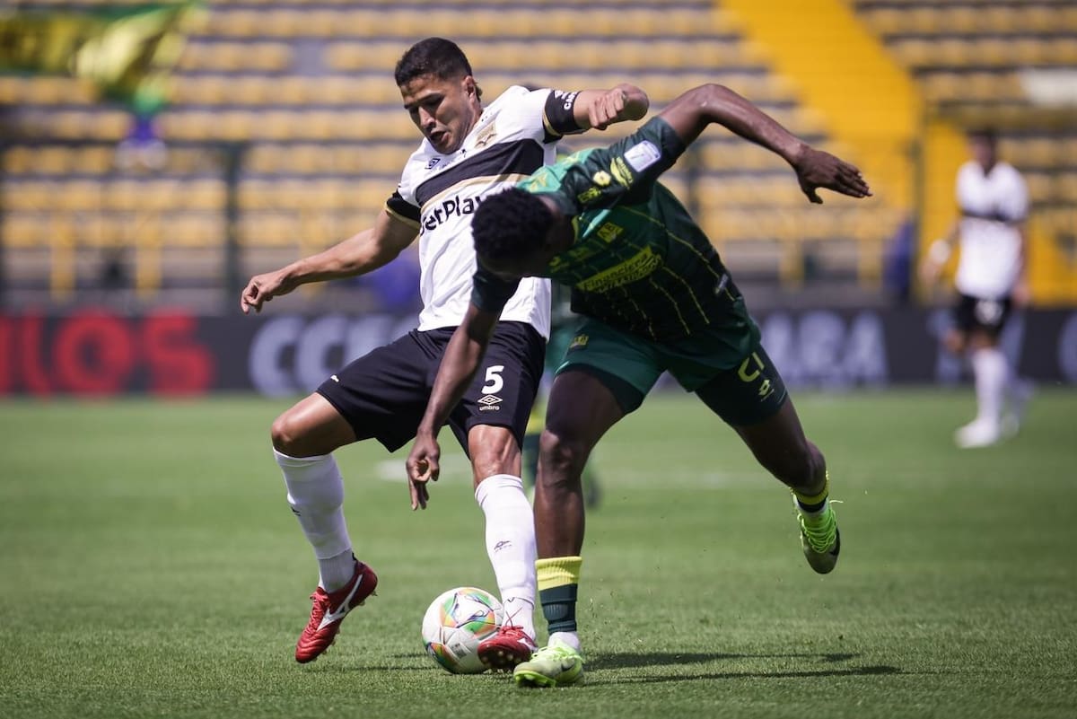 Atlético Bucaramanga e Internacional de Bogotá empataron 0-0 en la fecha 11 de la Liga BetPlay I 2026. Foto: Cristian Bayona/Colprensa.