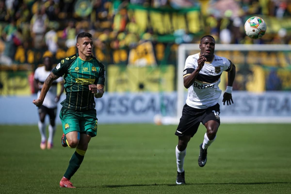 Atlético Bucaramanga e Internacional de Bogotá empataron 0-0 en la fecha 11 de la Liga BetPlay I 2026. Foto: Cristian Bayona/Colprensa.
