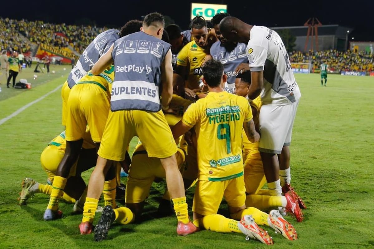 Atlético Bucaramanga venció 2-1 a La Equidad, con goles de Luciano Pons, en la fecha 19 de la Liga BetPlay II de 2025. Foto: Jaime Moreno.