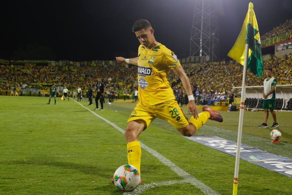 Atlético Bucaramanga venció 2-1 a La Equidad, con goles de Luciano Pons, en la fecha 19 de la Liga BetPlay II de 2025. Foto: Jaime Moreno.