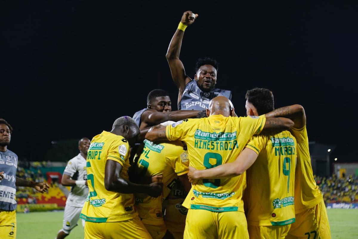 Atlético Bucaramanga venció 2-1 a La Equidad, con goles de Luciano Pons, en la fecha 19 de la Liga BetPlay II de 2025. Foto: Jaime Moreno.