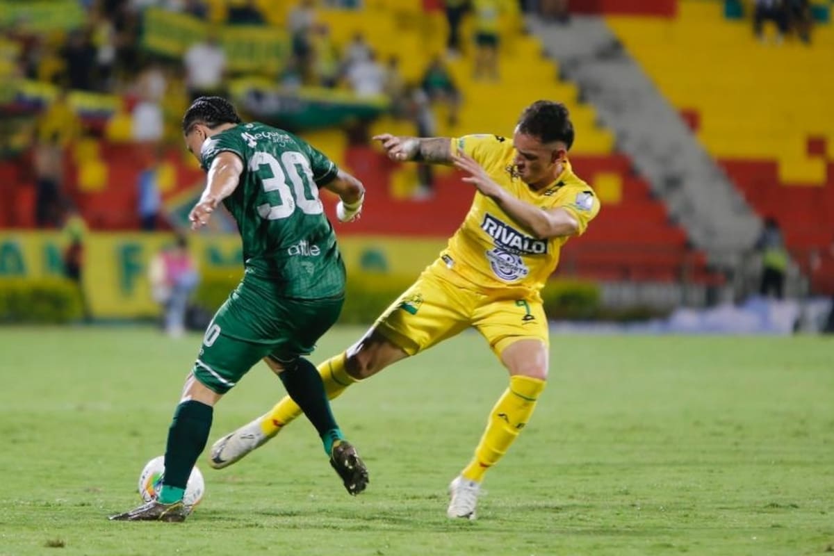 Atlético Bucaramanga venció 2-1 a La Equidad, con goles de Luciano Pons, en la fecha 19 de la Liga BetPlay II de 2025. Foto: Jaime Moreno.