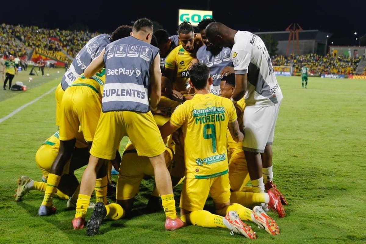 Atlético Bucaramanga venció 2-1 a La Equidad, con goles de Luciano Pons, en la fecha 19 de la Liga BetPlay II de 2025. Foto: Jaime Moreno.