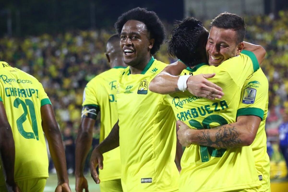 Atlético Bucaramanga venció 2-1 a Millonarios con goles de Leonardo Flores y Luciano Pons, en la fecha 1 de la Liga BetPlay I de 2026. Foto: Jaime Moreno.