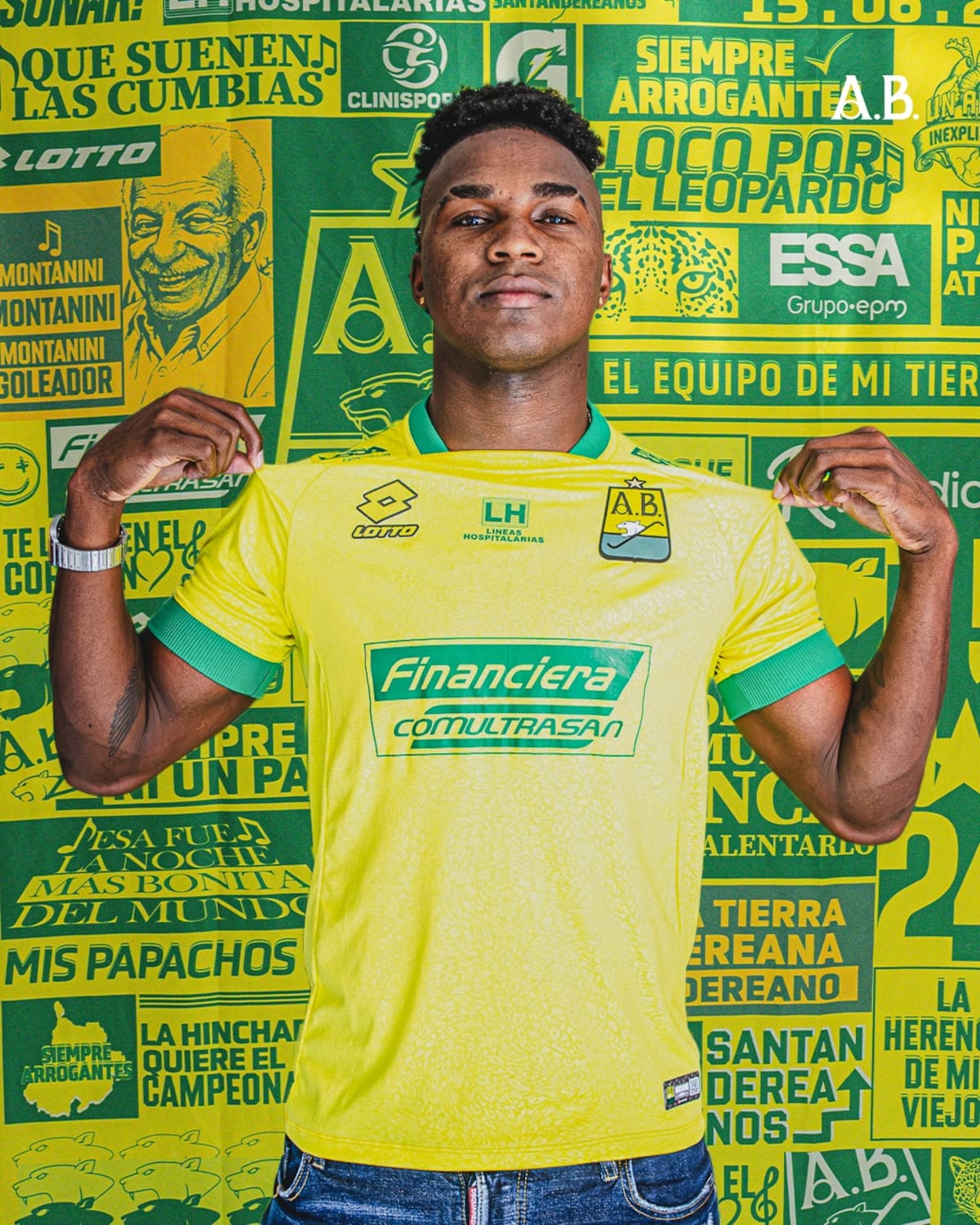 Atlético Bucaramanga oficializó la incorporación del defensor José Ortiz como su tercer refuerzo. Foto: Atlético Bucaramanga