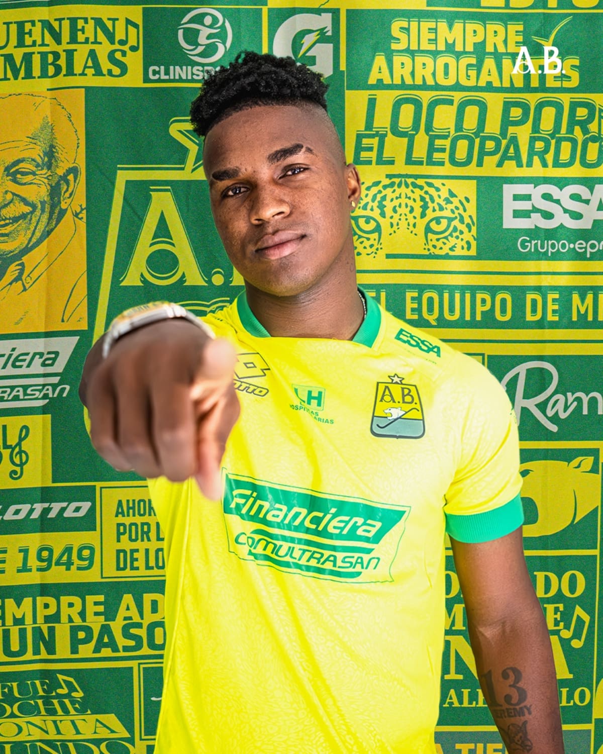 Atlético Bucaramanga oficializó la incorporación del defensor José Ortiz como su tercer refuerzo. Foto: Atlético Bucaramanga