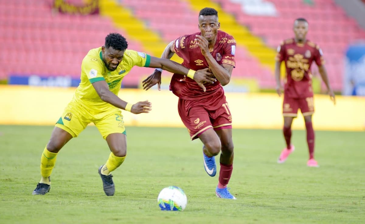 Atlético Bucaramanga rescató un punto ante Tolima y mantiene su invicto en la Liga BetPlay II-2026. Foto: Jorge A Cuéllar/Colprensa